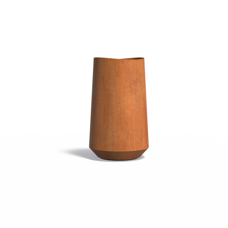 Cortenstahl Pflanzgefäß VELIS | ø 60 x 100 cm