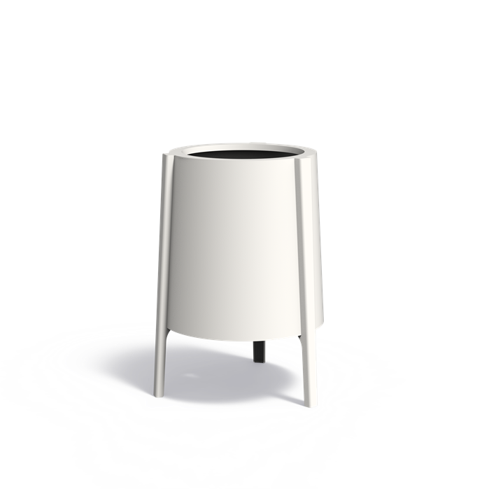 BOTAN Aluminium Pflanzkübel rund Ø60×100 cm mit Füßen