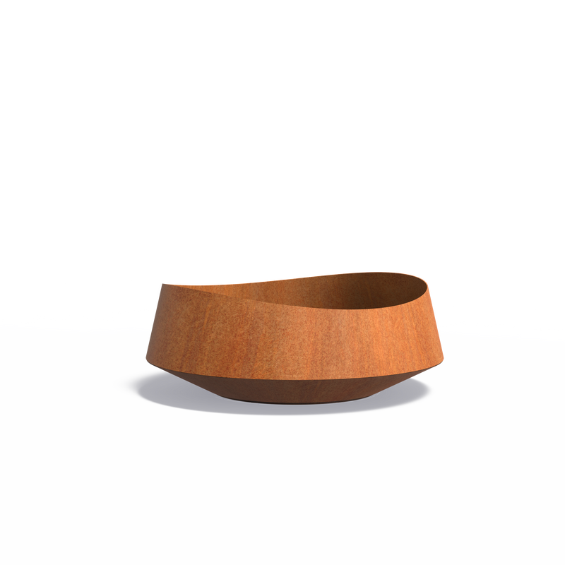 Cortenstahl Pflanzgefäß VELIS | ø 120 x 45 cm