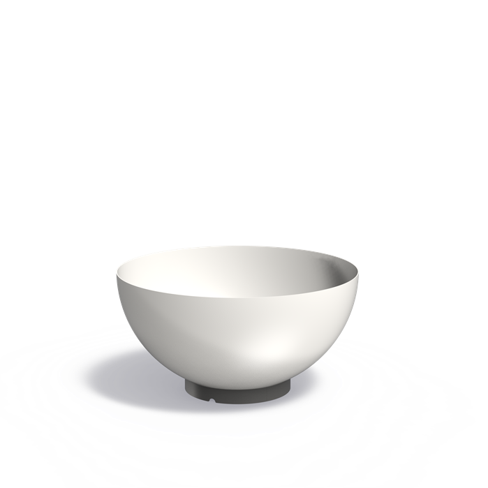 BOCCA ronde plantenbak van gecoat staal met bodem Ø100 x 51 cm
