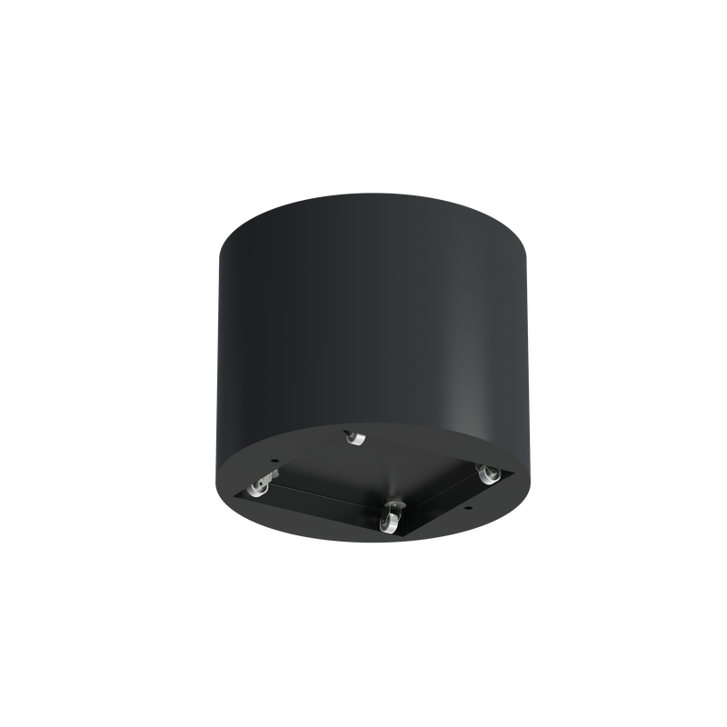CIRCUM aluminium plantenbak rond ø100x80 cm met wielen