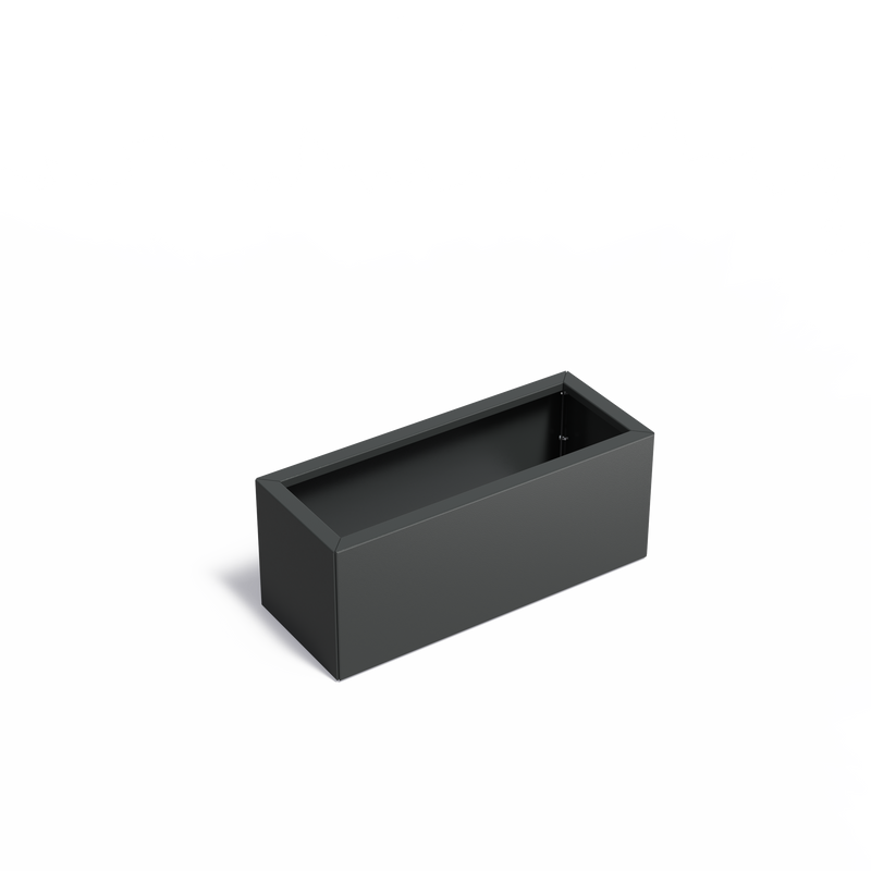 CARREZ Connect Pflanzkübel ohne Boden – pulverbeschichtet | 100 x 40 x 40 cm