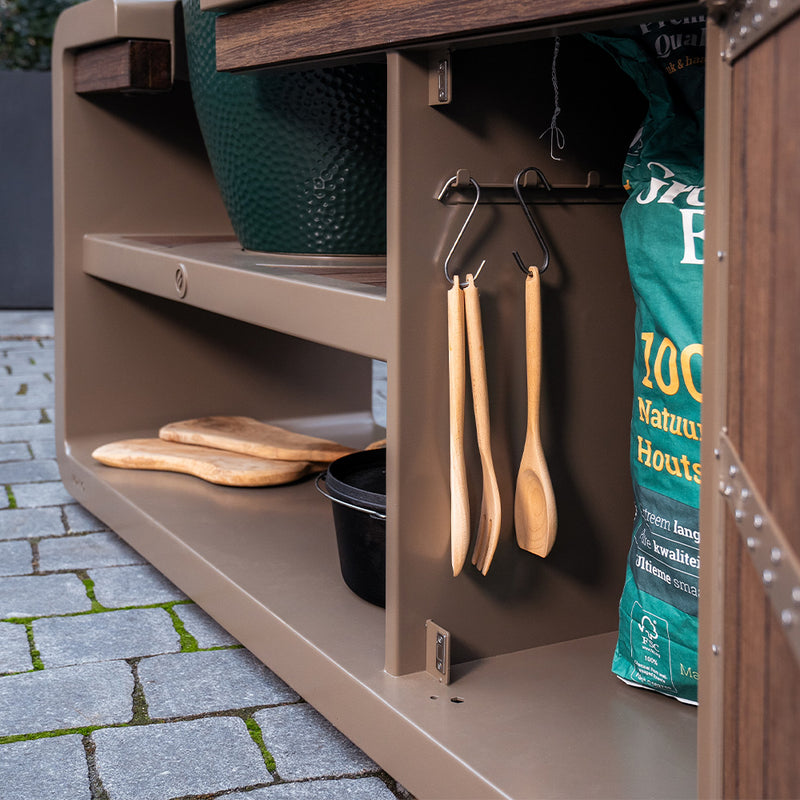 Station Kamado – Außenküche aus Aluminium | 150 × 75 × 93 cm
