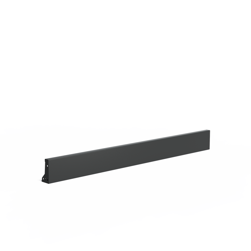 Gecoat stalen keerwand 200 x 10 x 20 cm – recht, smalle bovenrand