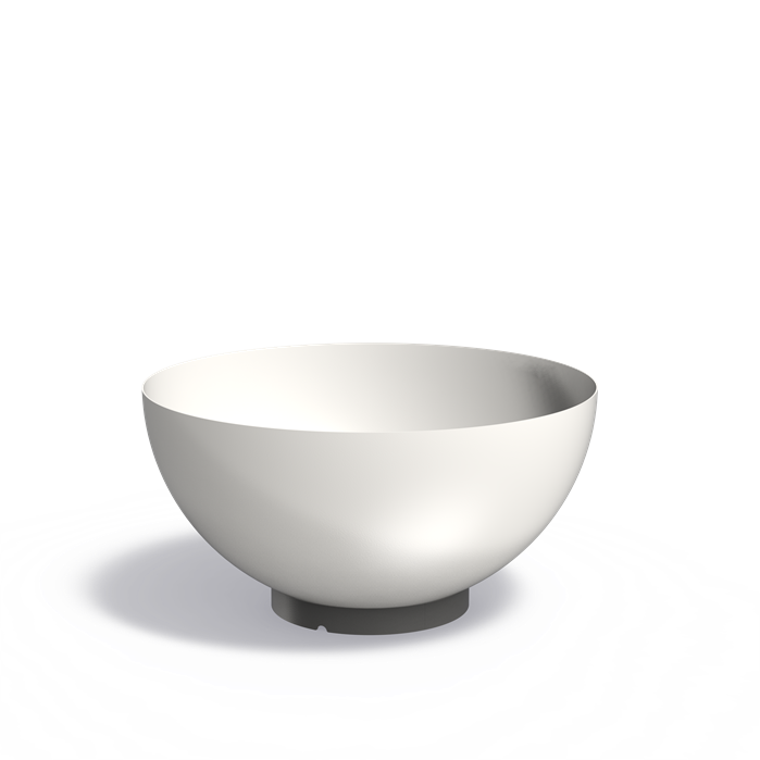 BOCCA ronde plantenbak van gecoat staal met bodem Ø120 x 61 cm