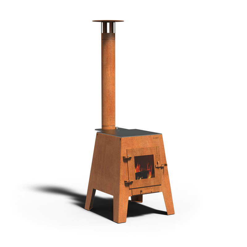 Buitenkeuken DAMM 70 x 90 x 200 cm - cortenstaal
