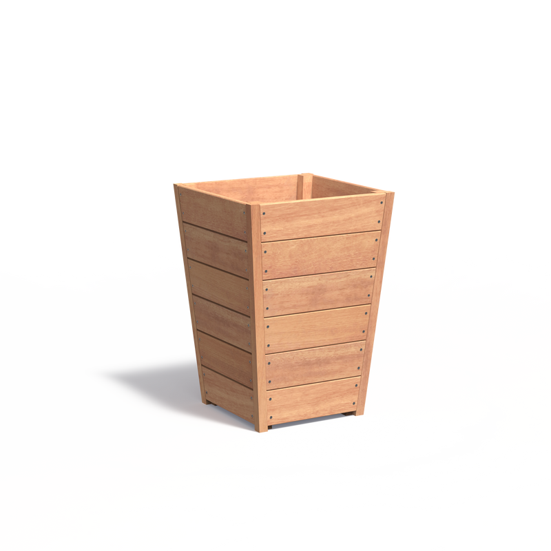 Hartholz Pflanzkübel TAP | 60 x 60 x 85 cm