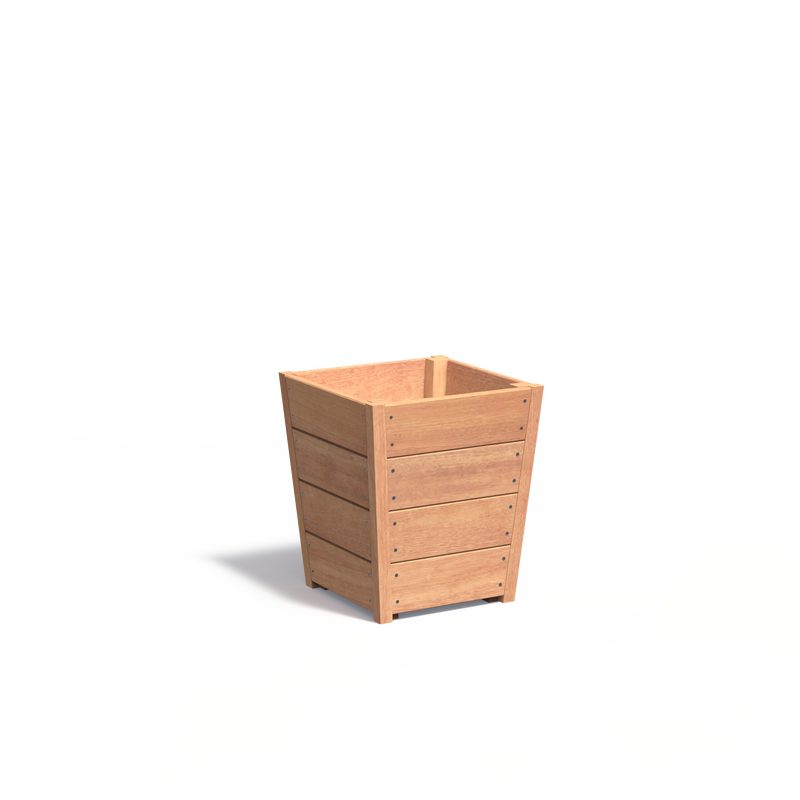 Hartholz Pflanzkübel TAP | 50 x 50 x 57.4 cm