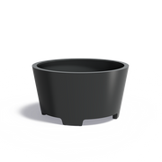 Aluminium plantenbak CONIC met poten