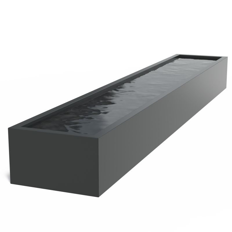Aluminium kant-en-klare vijver | 600 x 100 x 60 cm