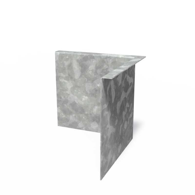Außenecke Rasenkante – Verzinkt 300×70×2 mm