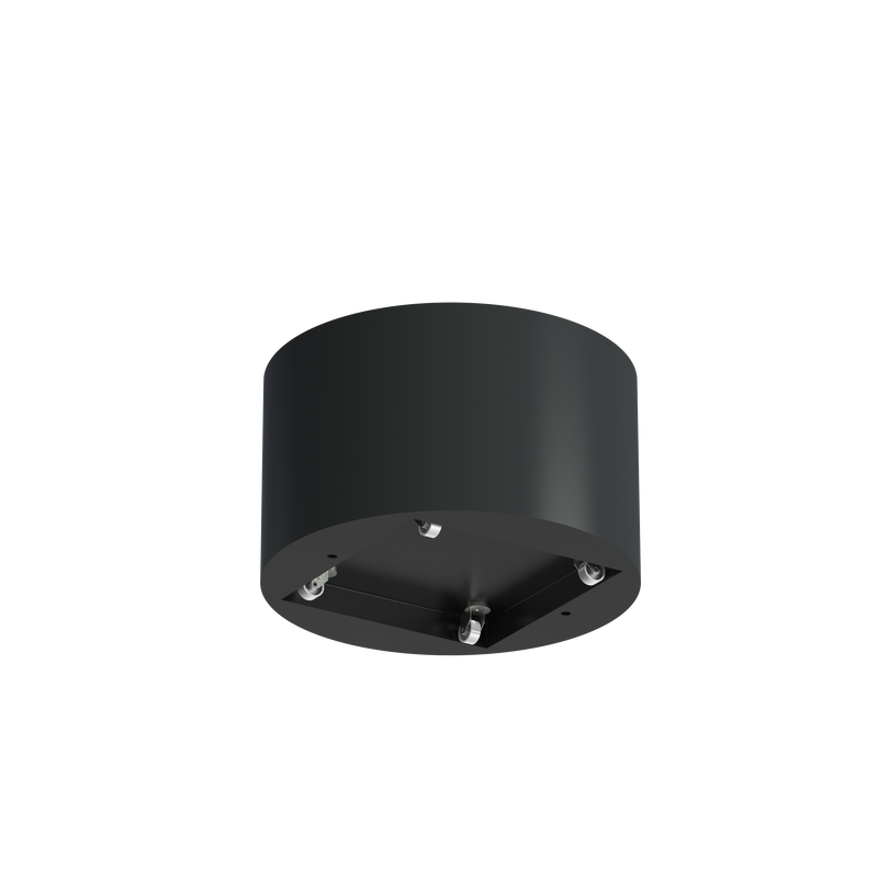 CIRCUM aluminium plantenbak rond ø100x60 cm met wielen