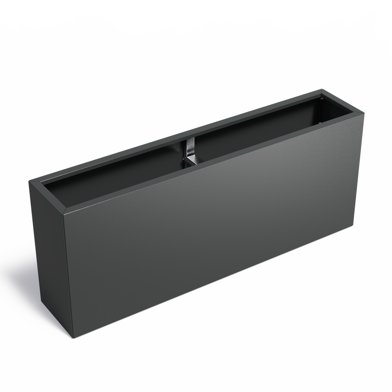 CARREZ Connect Pflanzkübel ohne Boden – pulverbeschichtet | 200 x 40 x 80 cm