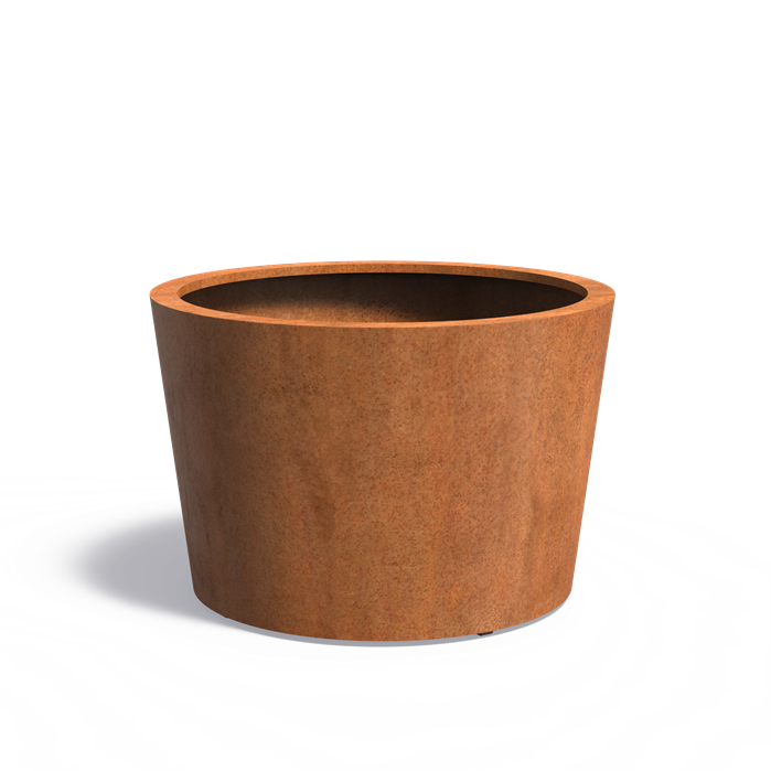 cortenstaal plantenbak conic