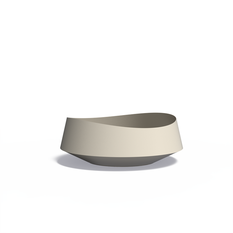 VELIS ronde aluminium plantenbak 120x45 cm