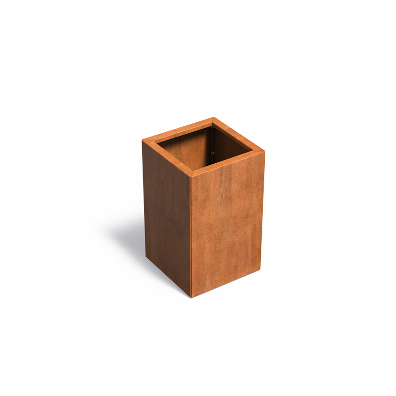 Cortenstahl Pflanzkübel Carrez CONNECT ohne Boden | 50 x 50 x 80 cm