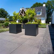 Aluminium plantenbak met wielen AFWL