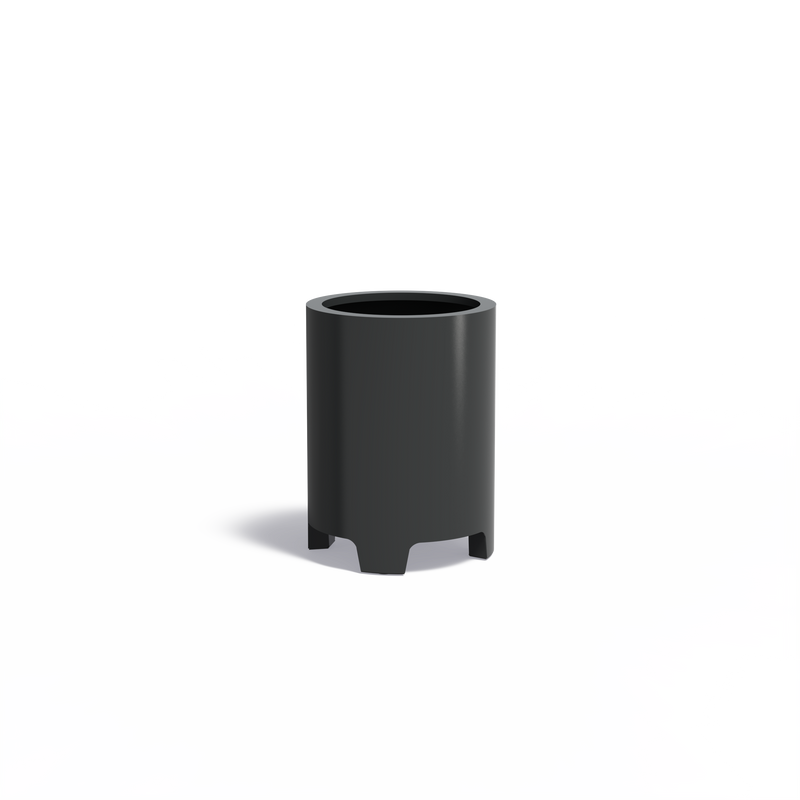 Aluminium Pflanzkübel CIRCUM mit Füßen | ø 60 x 80 cm