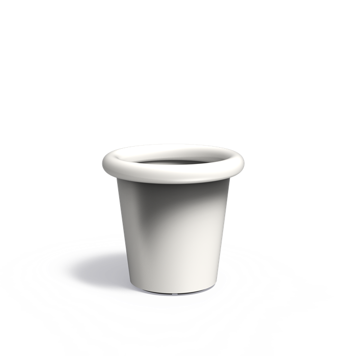 Pflanzkübel TUBE aus pulverbeschichtetem Stahl | ø 80 x 75 cm