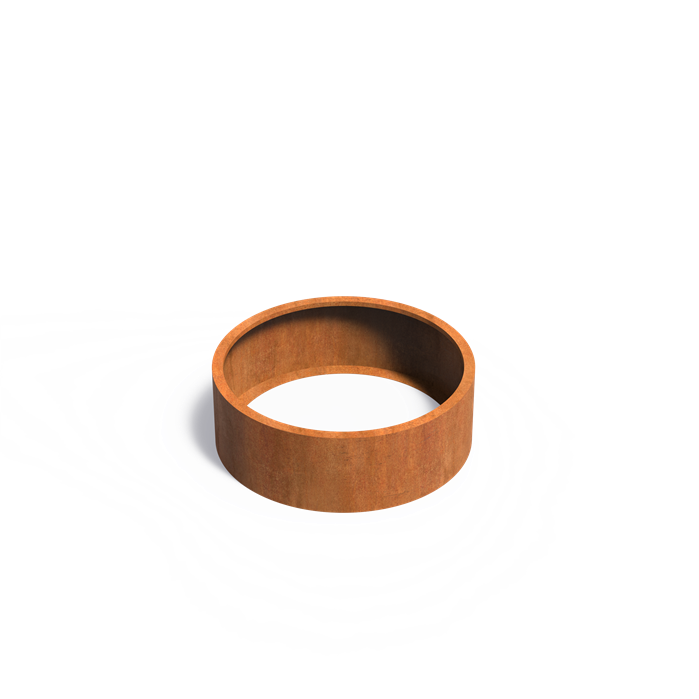 CIRCUM zonder bodem ø  120 × 40 cm - Cortenstaal plantenbak