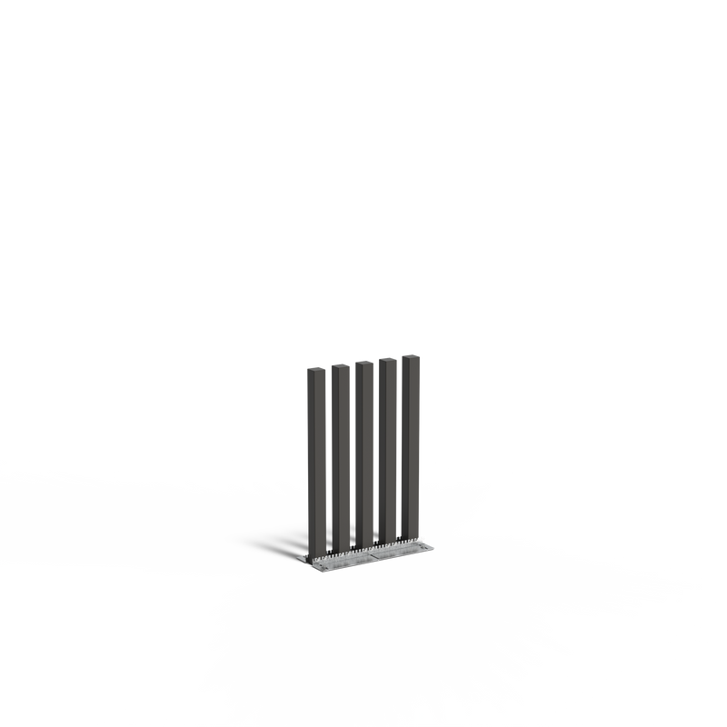 Gecoat staal tuinpalen 150 cm – set van 5 Varibo