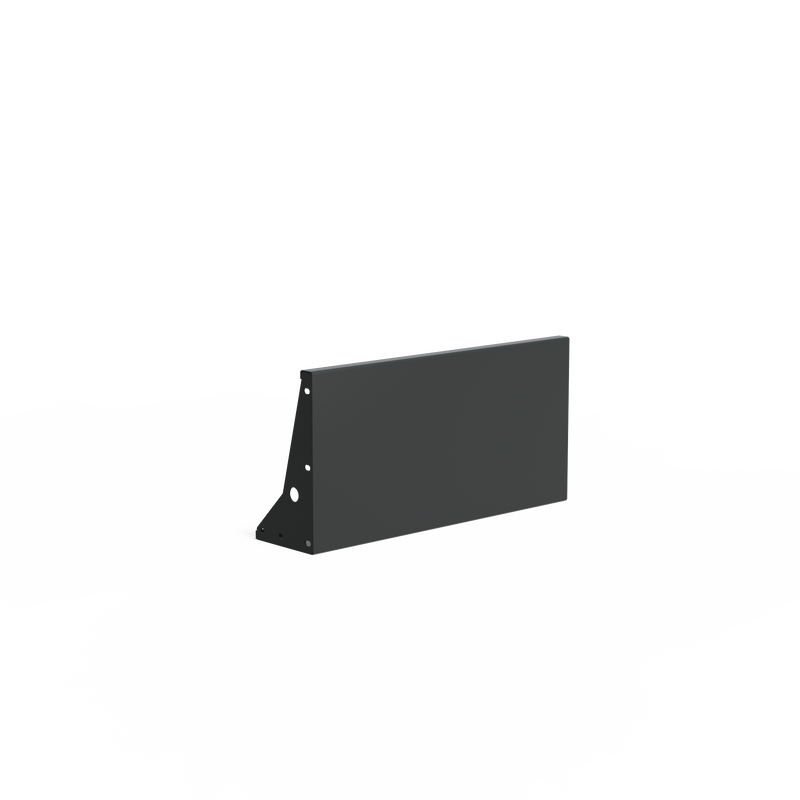 Stahl-Stützwand pulverbeschichtet – Gerade | 100 × 25 × 50 cm
