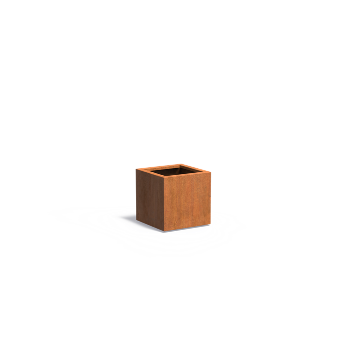 CARREZ 50 x 50 x 50 cm - Cortenstaal plantenbak met bodem