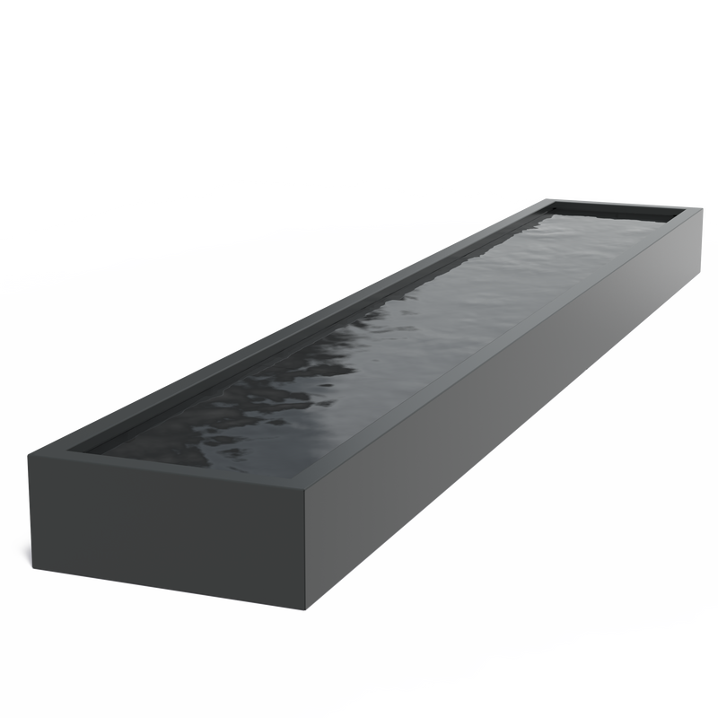 Aluminium kant-en-klare vijver | 600 x 100 x 40 cm