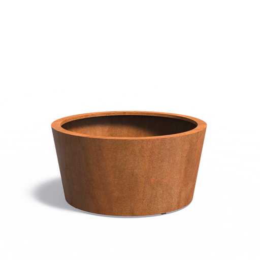 conic cortenstaal planter 0