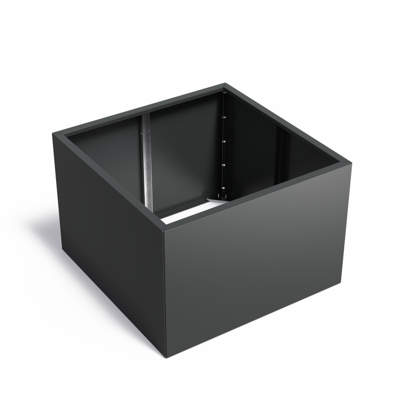CARREZ Connect Pflanzkübel ohne Boden – pulverbeschichtet | 150 x 40 x 40 cm