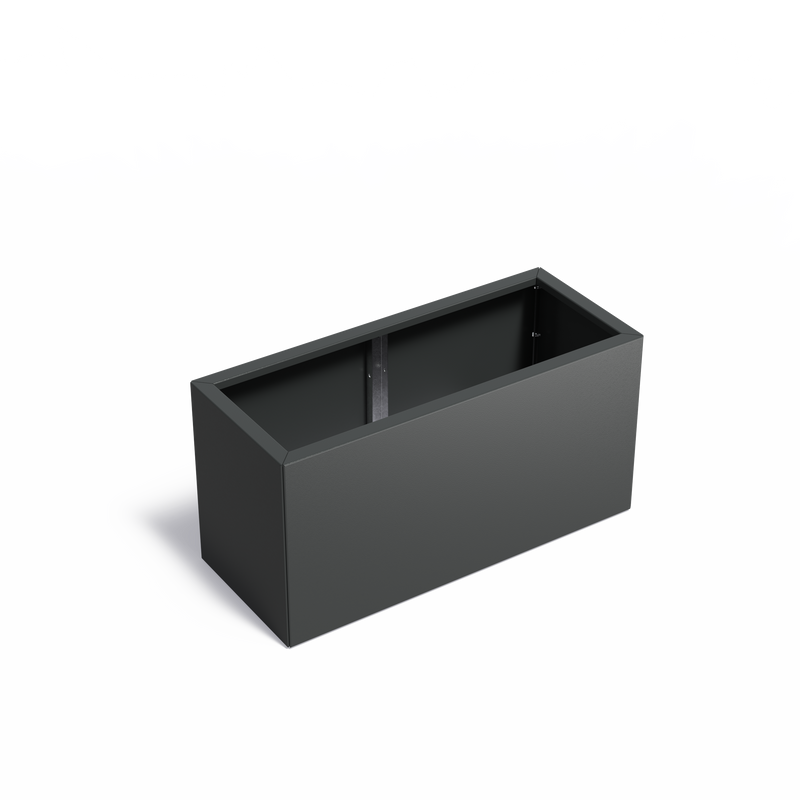 CARREZ Connect Pflanzkübel ohne Boden – pulverbeschichtet | 120 x 50 x 60 cm