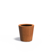 cortenstaal planter conic