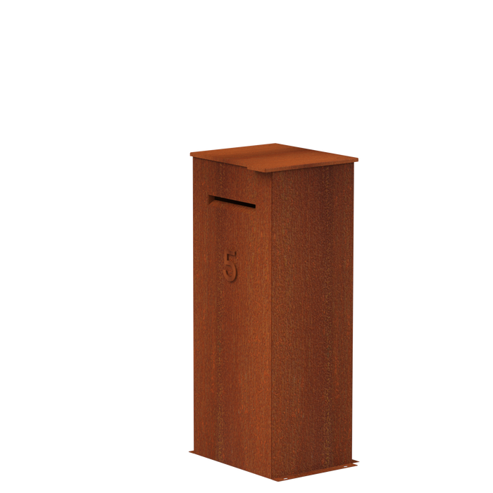 Pakketbrievenbus CASE Corten