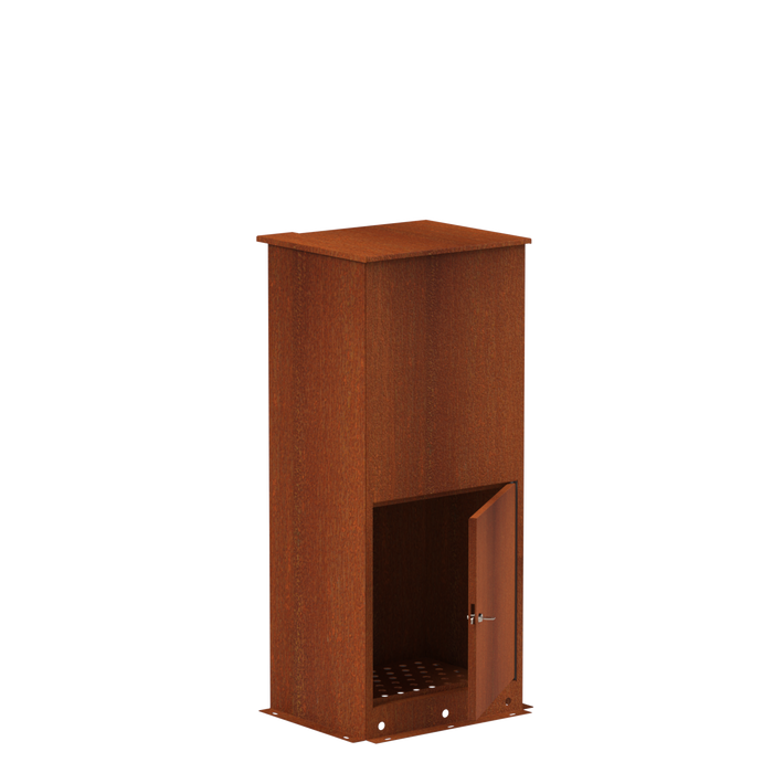 Pakketbrievenbus CASE Corten