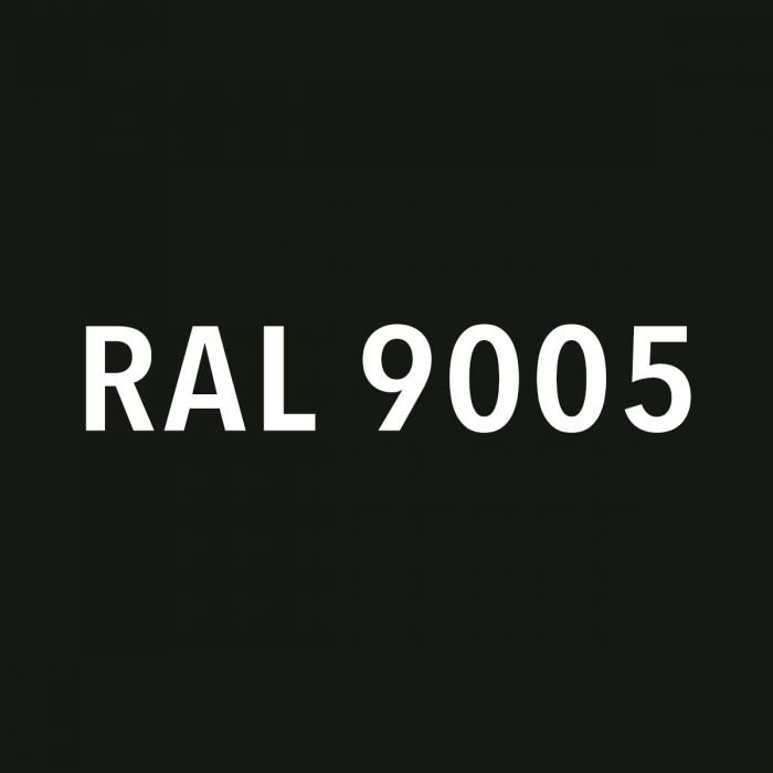 RAL 9005 gitzwart